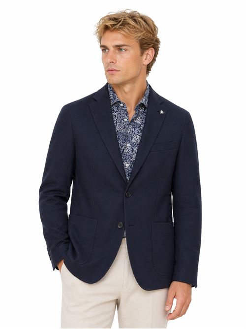 Navy Half-Lined Blazer MANUEL RITZ | 4032G2900MC 263273.89